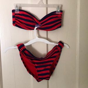 2 piece bathing suit.